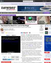 The Hobbit No Match for Lord of the: Newser